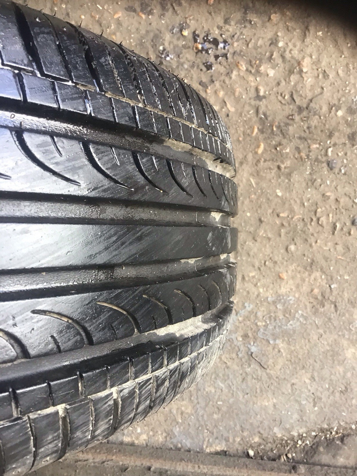 VOLKSWAGEN POLO 9N3 ALLOY WHEEL 15'' 6Q0601025R WITH TYRE 195X55X15 2005 20094