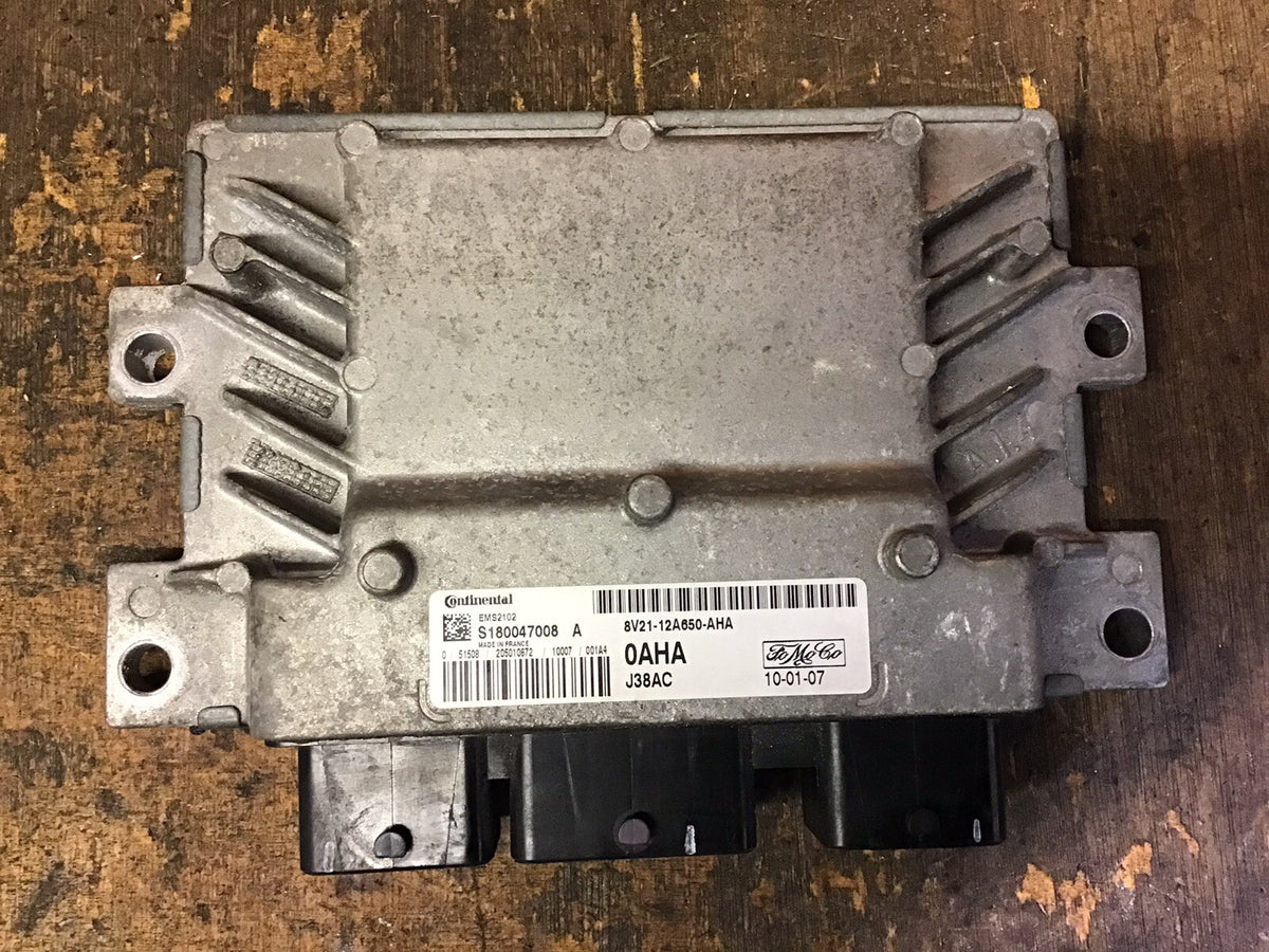 FORD FIESTA MK7 1.4 PETROL ENGINE ECU 8V21 12A650 AHA 0AHA 2008 20121