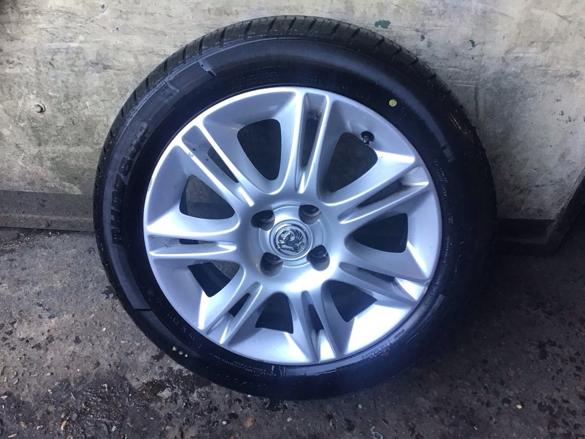 VAUXHALL CORSA ALLOY WHEEL 16'' OPO33 AND TYRE 195X55X16 2006 20141