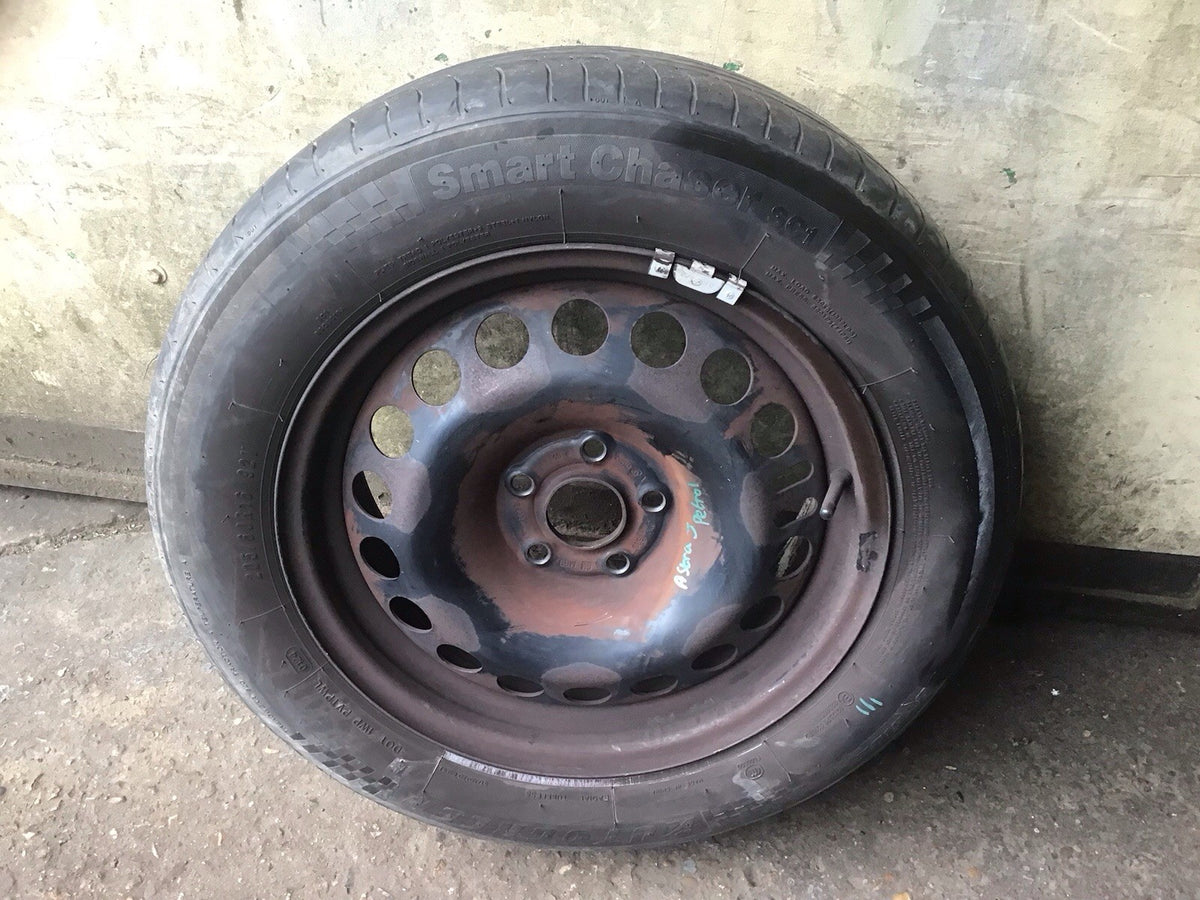 VAUXHALL ASTRA J  SPARE WHEEL 16'' STEEL RIM 2160142 TYRE 205X60X16  2010 20151