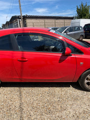 VAUXHALL CORSA E DRIVER'S SIDE O/S DOOR FLAME RED Z547 3 DOOR 2015 20193