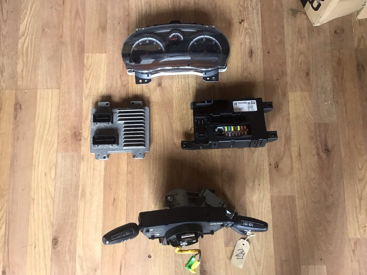 VAUXHALL CORSA D 1.4 PETROL ECU KIT 55485172 AB28 A12XER 2010 20142