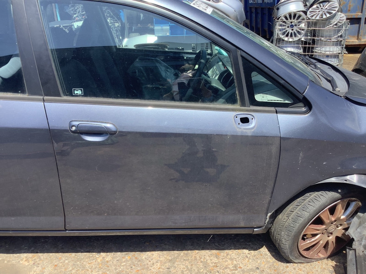 HONDA JAZZ MK2 DRIVERS SIDE FRONT DOOR SPARKLE GREY METALLIC NH684P 2002 20082