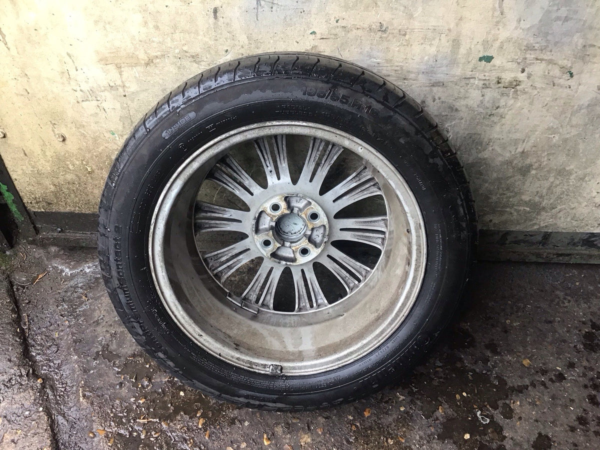 VAUXHALL CORSA ALLOY WHEEL 16'' 13298019 AND TYRE 195X55X16 2006 20148