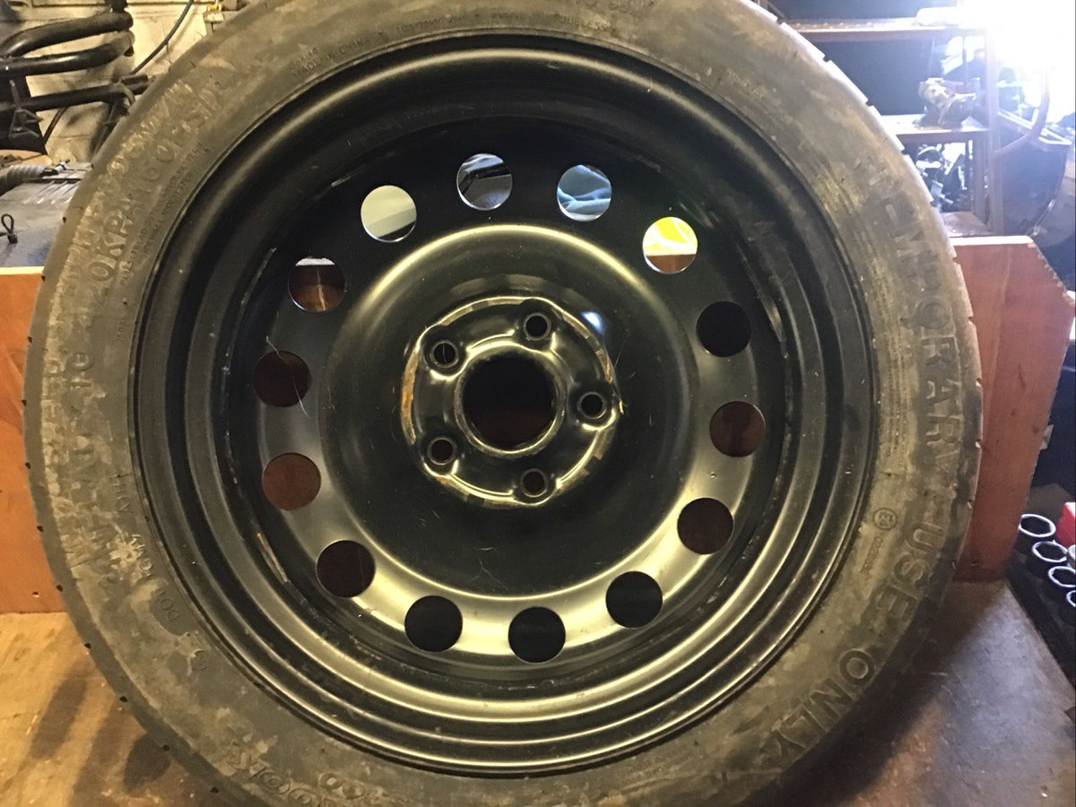 VOLKSWAGEN GOLF MK7 SPARE WHEEL 16'' STEEL RIM TYRE 125X70X16 2160927 2009 20208