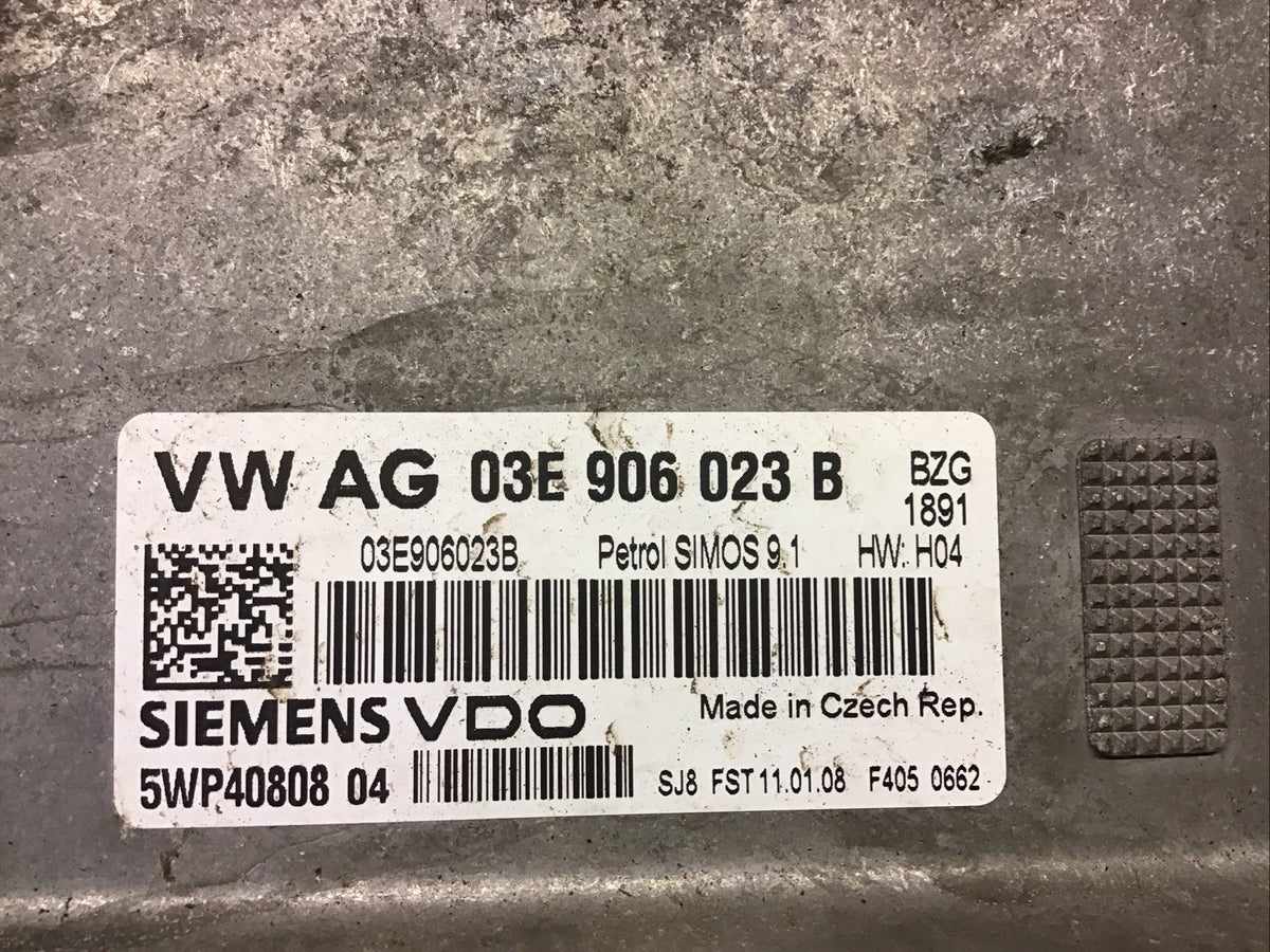 SKODA FABIA MK2 1.2 PETROL ENGINE ECU 03E906023B  2006 20113