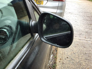 SEAT ALTEA DRIVER'S SIDE DOOR MIRROR PHANTOM BLACK METALLIC LZ9Y 2009 20145
