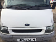FORD TRANSIT MK6 BONNET WHITE 2001 20060