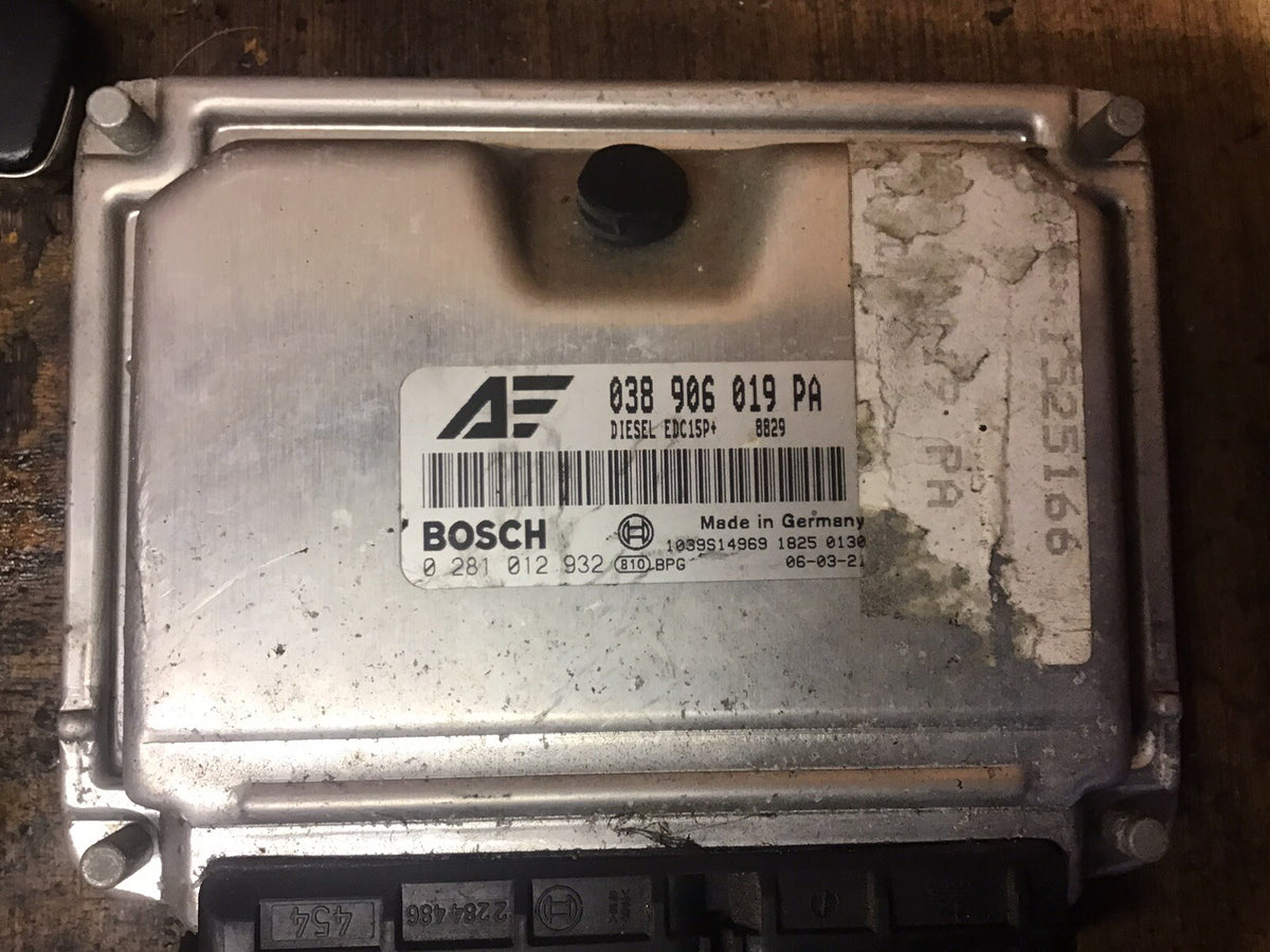 VOLKSWAGEN SHARAN 1.9 TDI ECU KIT 038906019PA 0281012932 2004 20102