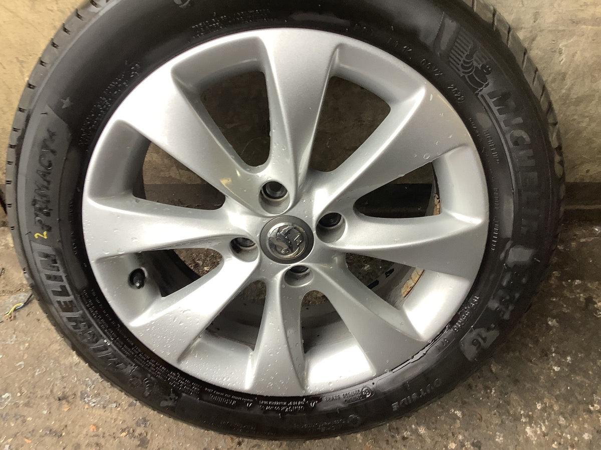 VAUXHALL CORSA D ALLOY WHEEL 16'' AND TYRE 195X55X16 13374019 2006 20142