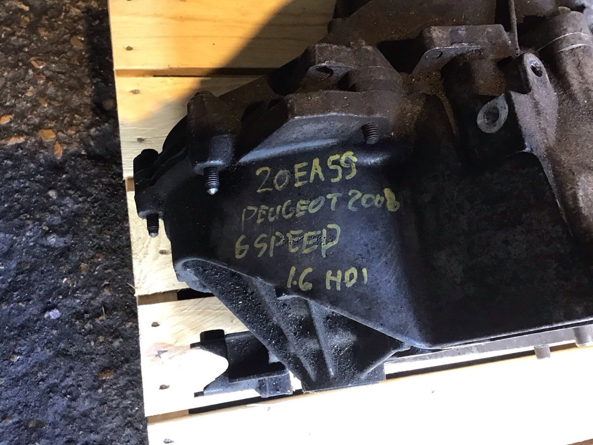 PEUGEOT 2008 1.6 HDI GEARBOX 6 SPEED MANUAL 20EA59 2013 20196