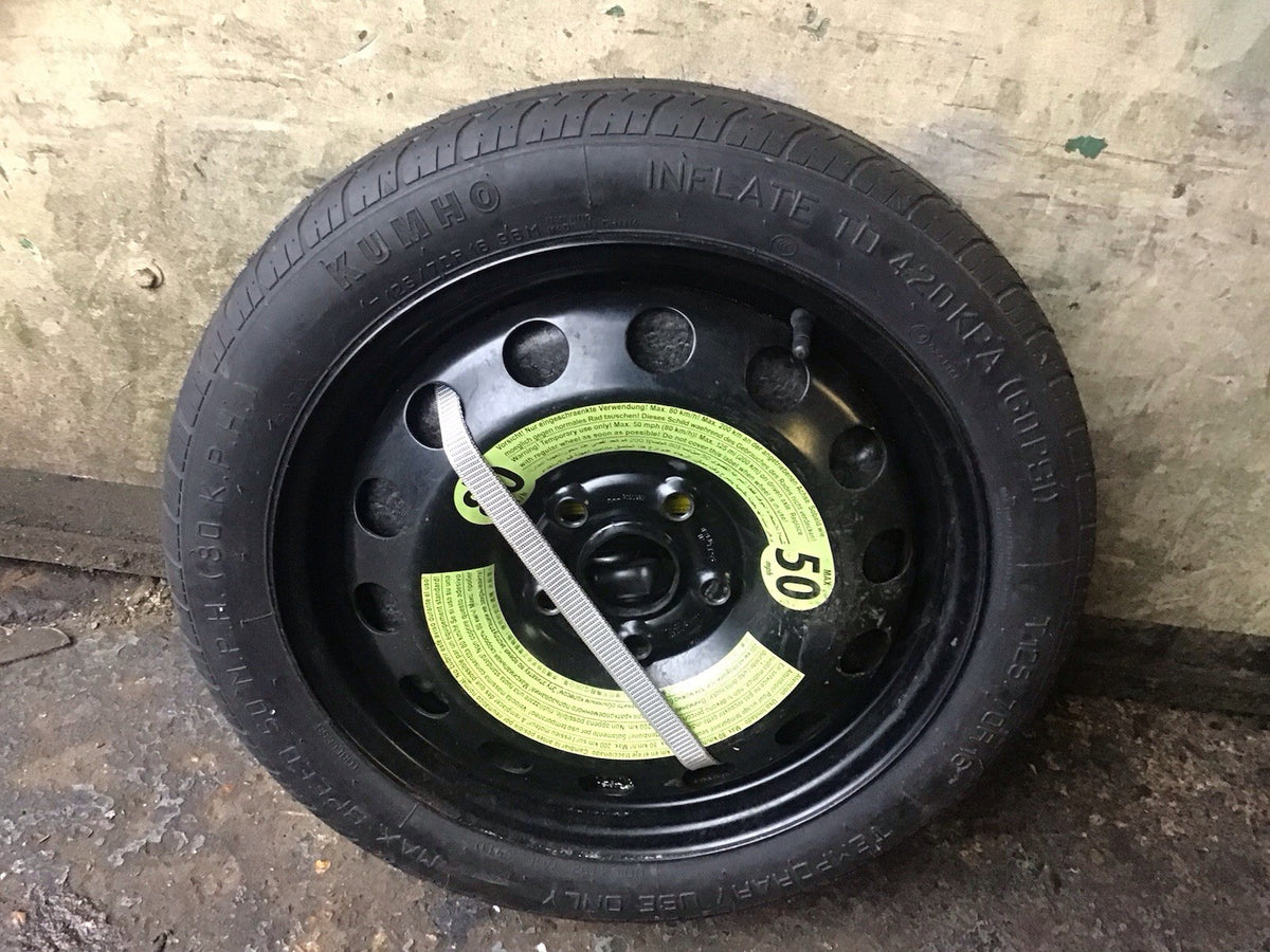 VOLKSWAGEN GOLF MK7 SPARE WHEEL 16'' STEEL RIM TYRE 125X70X16 2160927 2009 20202
