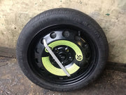 VOLKSWAGEN GOLF MK7 SPARE WHEEL 16'' STEEL RIM TYRE 125X70X16 2160927 2009 20202