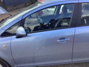 VAUXHALL CORSA D PASSENGER SIDE N/S FRONT DOOR CRINAN BLUE Z22R 5 DOOR 2006 20142