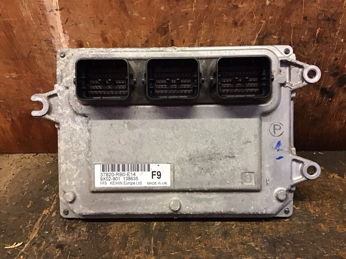 HONDA JAZZ MK3 1.3 PETROL ENGINE CONTROL UNIT ECU 37820 RB0 E14 2009 20141