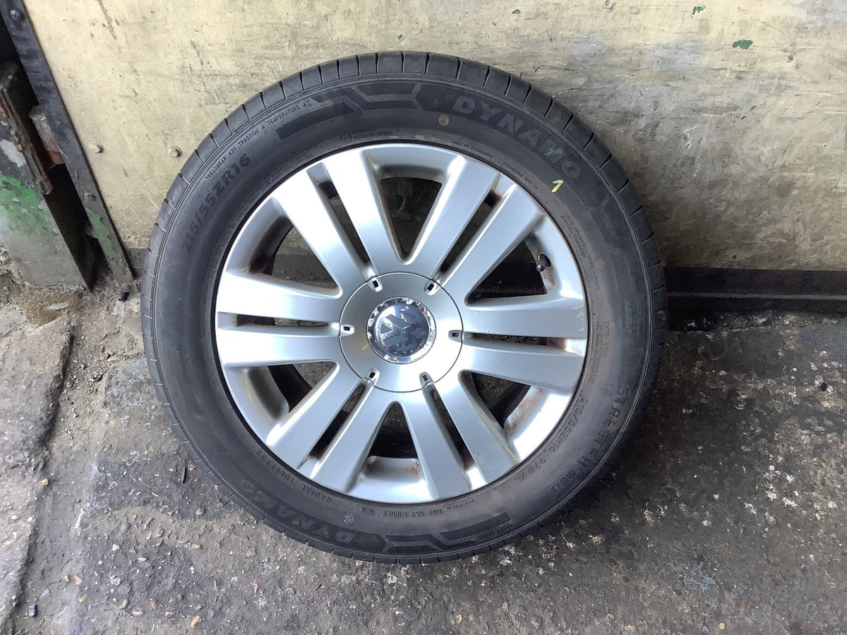 VOLKSWAGEN EOS ALLOY WHEEL 16" 3G0601025AF WITH TYRE 215X55X16 2007 20142