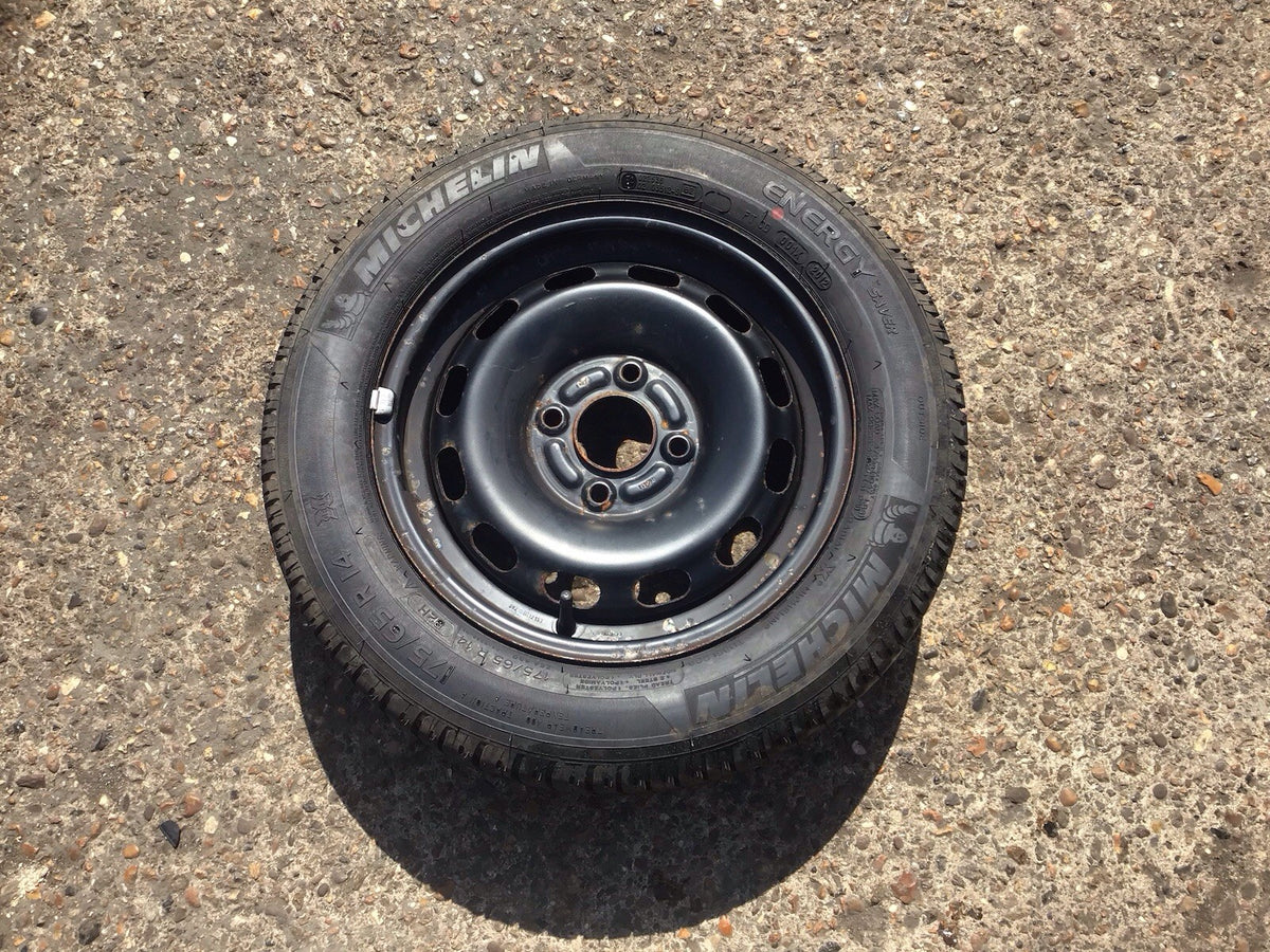 FORD FIESTA MK7 SPARE WHEEL 14'' STEEL RIM TYRE 175X65X14 2009 20172