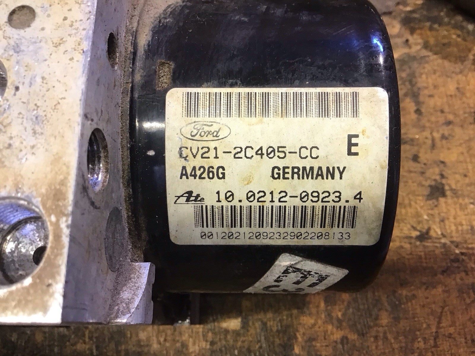 FORD FIESTA MK7 ABS PUMP MODULE CV21 2C405 CC ATE 10.0212 0923.4  2009 20121