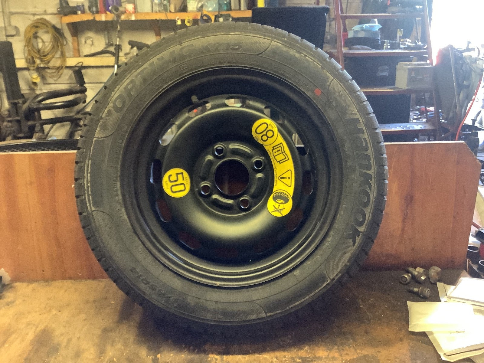 FORD FIESTA MK8 SPARE WHEEL 14'' STEEL RIM TYRE 175X65X14 2015 20210
