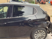 PEUGEOT 208 PASSENGERS SIDE REAR DOOR  NOIR PEARL BLACK KTV 5 DOOR  2012 20180