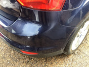 FORD FOCUS MK3 REAR BUMPER INK BLUE METALLIC HATCHBACK 2011 201412
