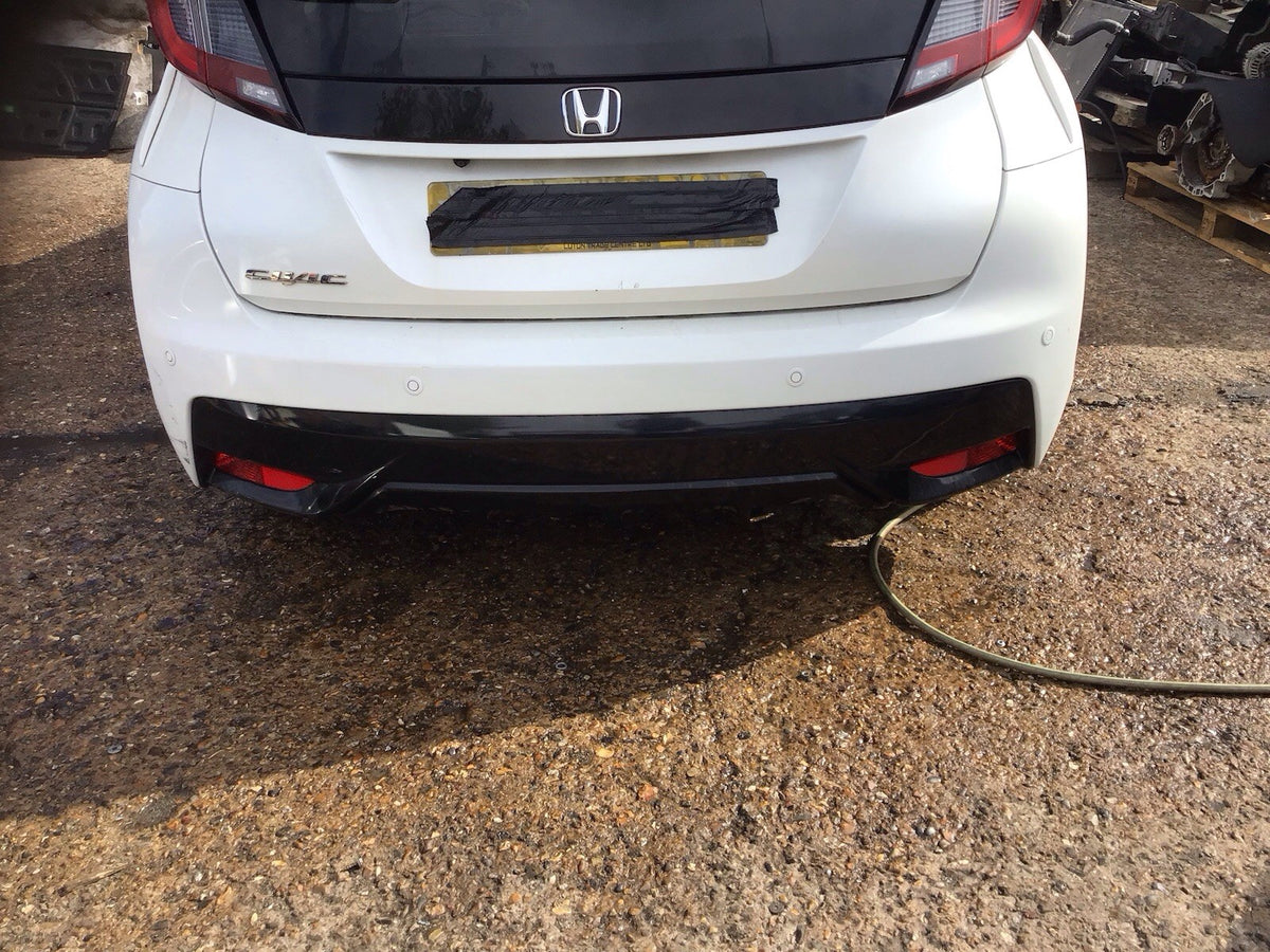 HONDA CIVIC MK9 REAR BUMPER IN WHITE ORCHID NH788P 2012 20172
