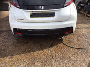 HONDA CIVIC MK9 REAR BUMPER IN WHITE ORCHID NH788P 2012 20172