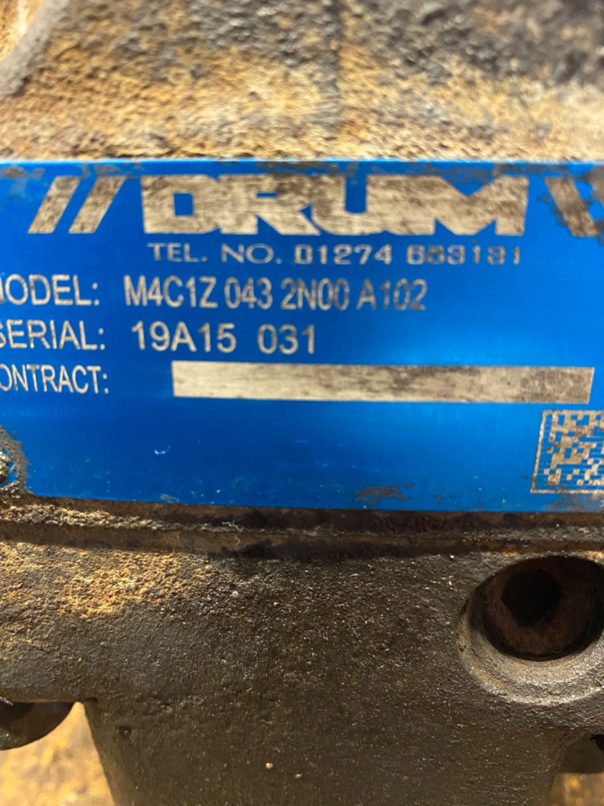 DRUM VANE MOTOR OIL PUMP M4C1Z 043 2N00 A102 SILO COMPRESOR OIL PUMP4
