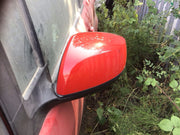 SUZUKI SPLASH PASSENGERS SIDE N/S DOOR MIRROR IN BLAZE RED CODE ZCFB 2008 20140