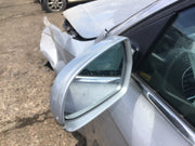 AUDI A4 8K PASSENGER'S SIDE N/S DOOR MIRROR ICE SILVER PAINT CODE LX7W 2008 20154