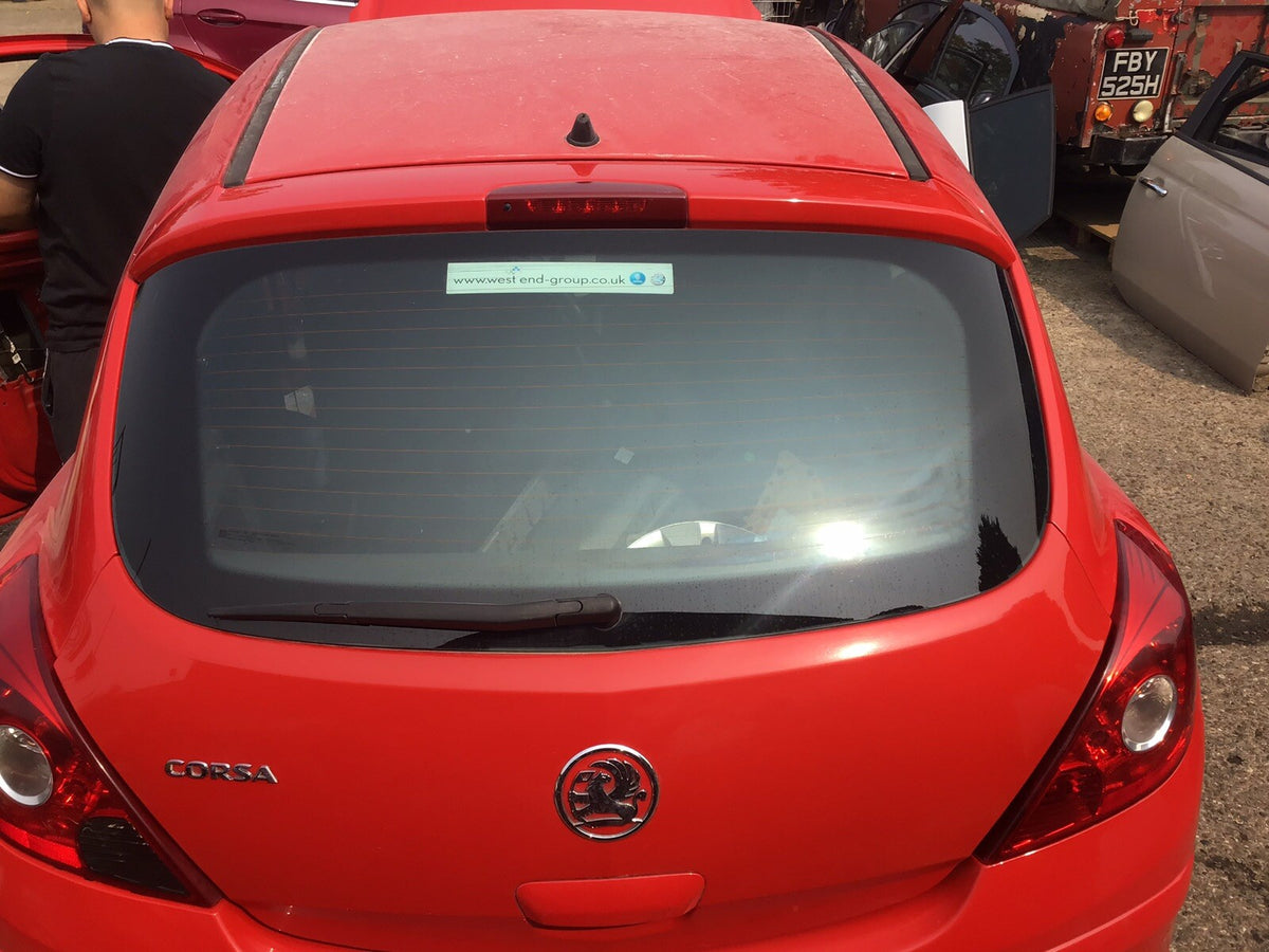 VAUXHALL CORSA D TAILGATE RED Z547 3 DOOR MODEL 2006 20143