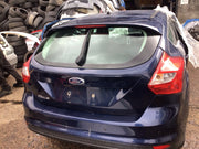 FORD FOCUS MK3 TAILGATE  INK BLUE METALLIC  5 DOOR HATCHBACK 2011 20184