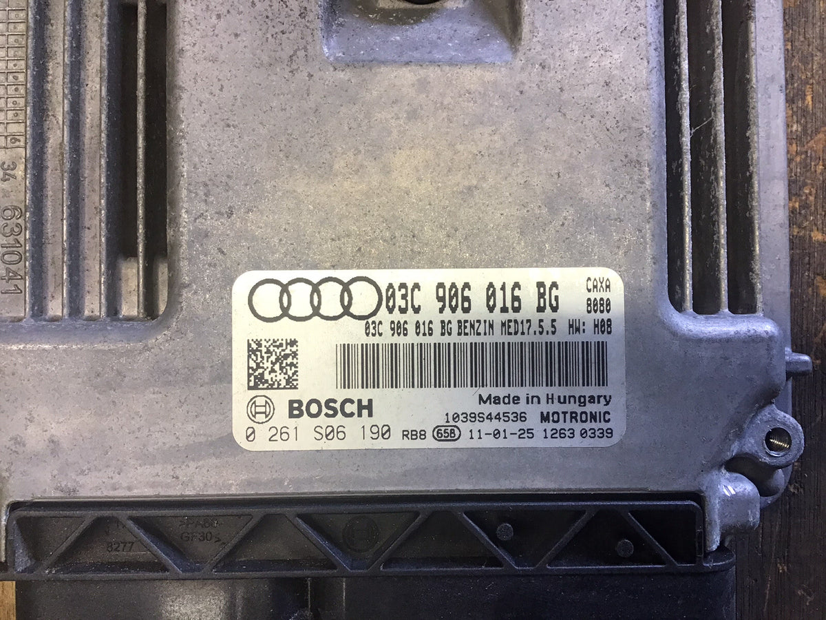 AUDI A1 1.4 PETROL MANUAL ECU KIT 03C90601BG 2010 20156