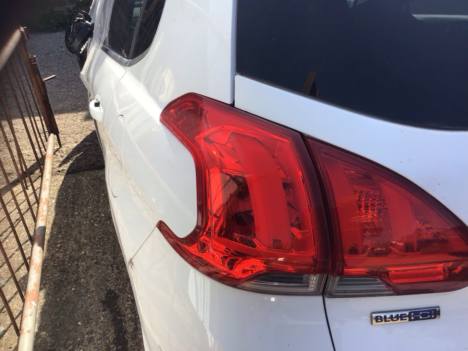 PEUGEOT 2008 MK1 PASSENGER'S SIDE N/S REAR LIGHT 9678074280 2013 20170