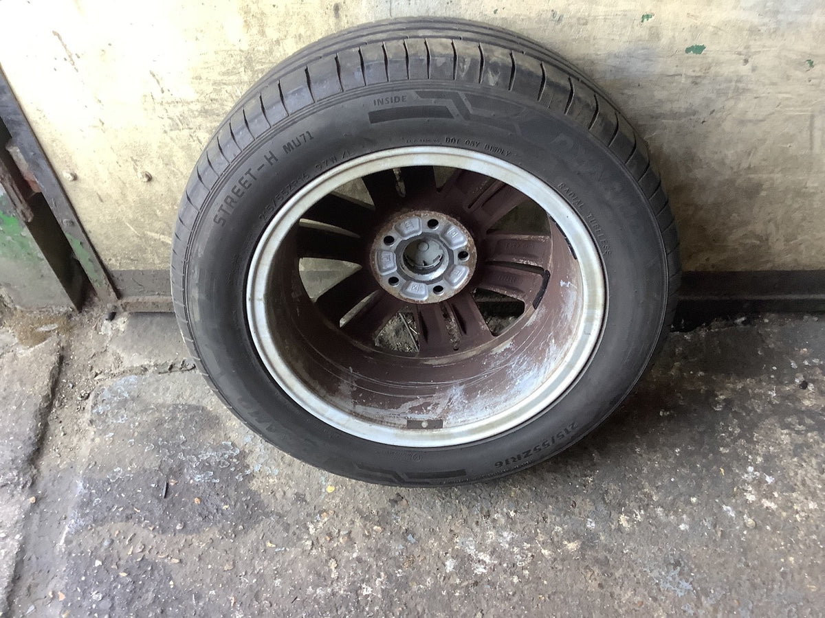 VOLKSWAGEN EOS ALLOY WHEEL 16" 3G0601025AF WITH TYRE 215X55X16 2007 20147