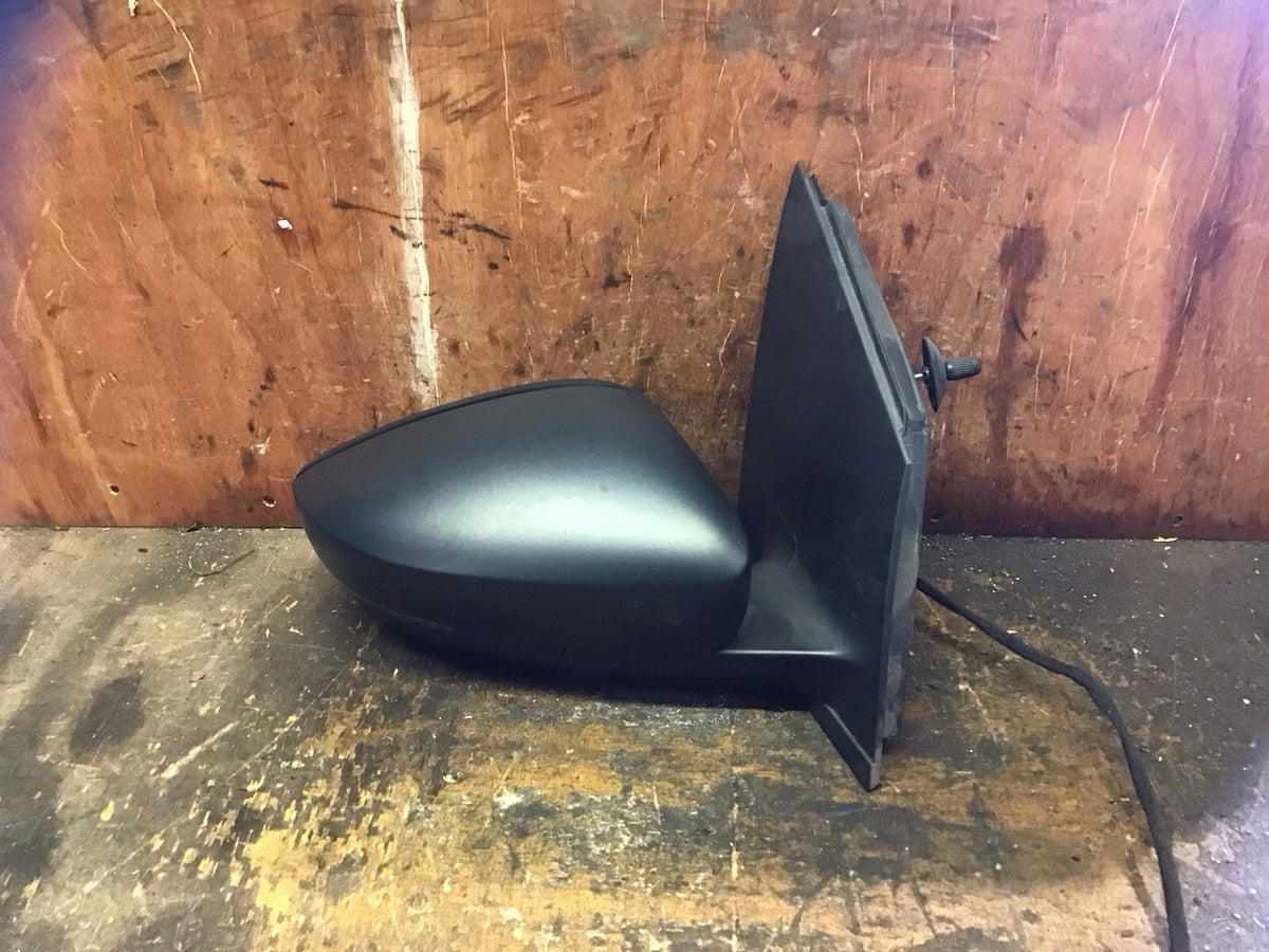VOLKSWAGEN POLO 6R DRIVER'S SIDE MIRROR BLACK 6R2857508Q  2009 20151