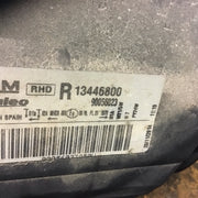 VAUXHALL CORSA D DRIVER'S SIDE HEADLIGHT BLACK INSERT 13446800 2010 20145