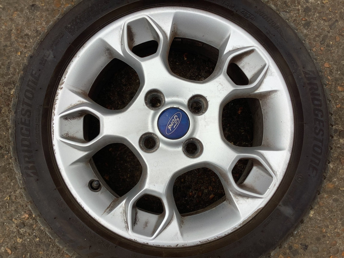 FORD FIESTA MK7 ALLOY WHEEL 15'' WITH TYRE 195X50X15 BA6J 1007 GA 2009 20172