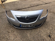 VAUXHALL MERIVA B FRONT BUMPER SILVER DAMAGED 2010 20170