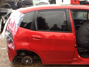 HONDA JAZZ MK3 DRIVERS SIDE O/S REAR DOOR  MILANO RED R81 2009 20142