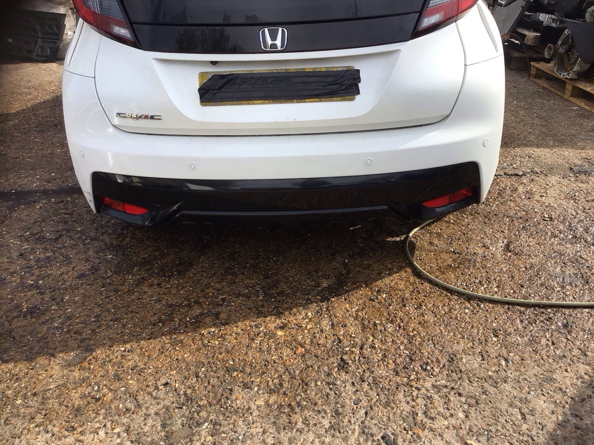 HONDA CIVIC MK9 REAR BUMPER IN WHITE ORCHID NH788P 2012 20170