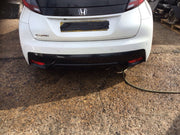 HONDA CIVIC MK9 REAR BUMPER IN WHITE ORCHID NH788P 2012 20170