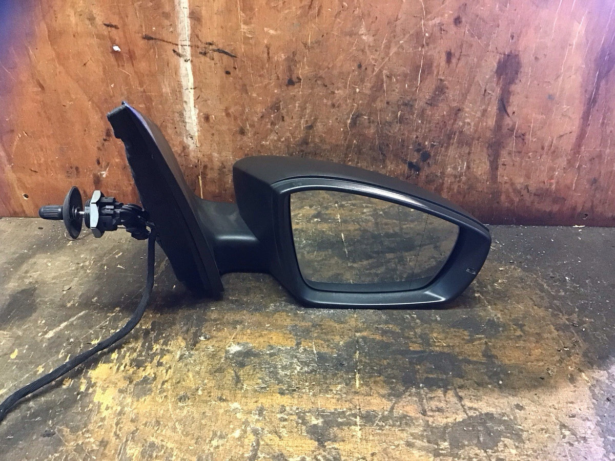 VOLKSWAGEN POLO 6R DRIVER'S SIDE MIRROR BLACK 6R2857508Q  2009 20155