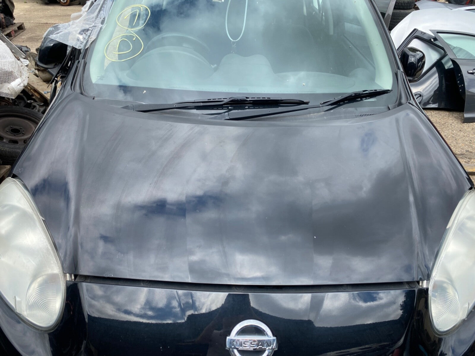 NISSAN MICRA K13  BONNET BLACK  PAINT CODE KH3 2010-20170
