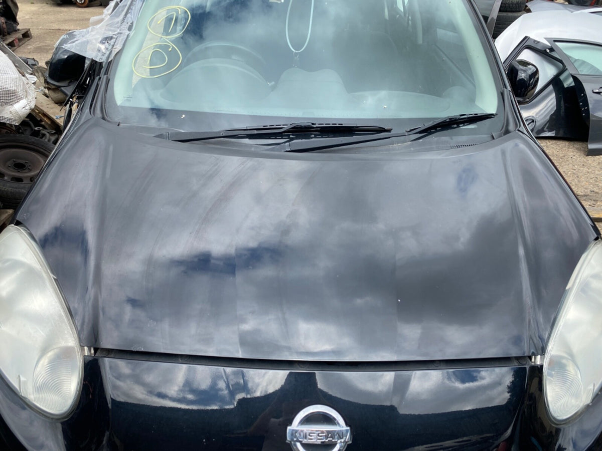 NISSAN MICRA K13  BONNET BLACK  PAINT CODE KH3 2010-20170