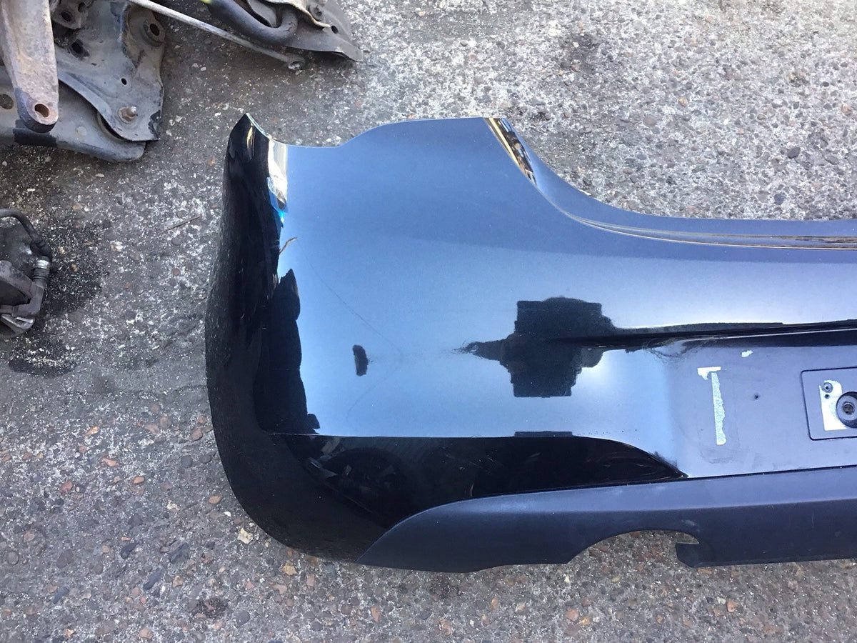 VAUXHALL CORSA E REAR BUMPER CARBON FLASH BLACK Z22C 3 DOOR DAMAGED 2015 20197