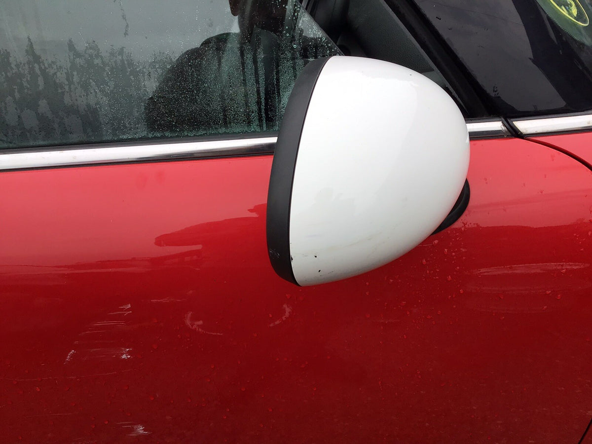 BMW MINI ONE R55 R56 DRIVER'S SIDE O/S DOOR MIRROR WHITE 2006 20101