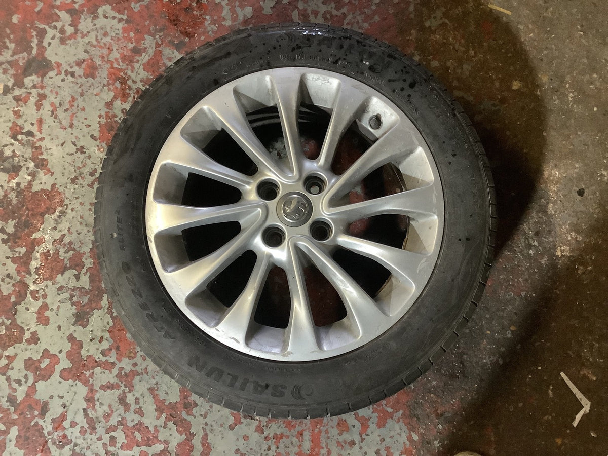 VAUXHALL CORSA E ALLOY WHEEL 16'' AND TYRE 195X55X16 13399305 2015 20190