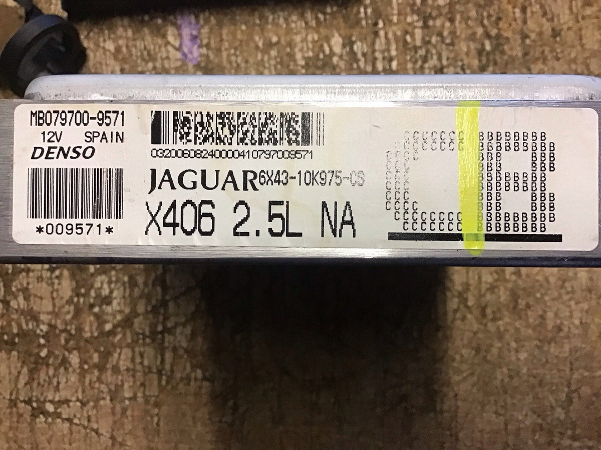 JAGUAR X TYPE 2.5 PETROL  ECU KIT 6X43 10K975 CS MANUAL AWD 2004 20093