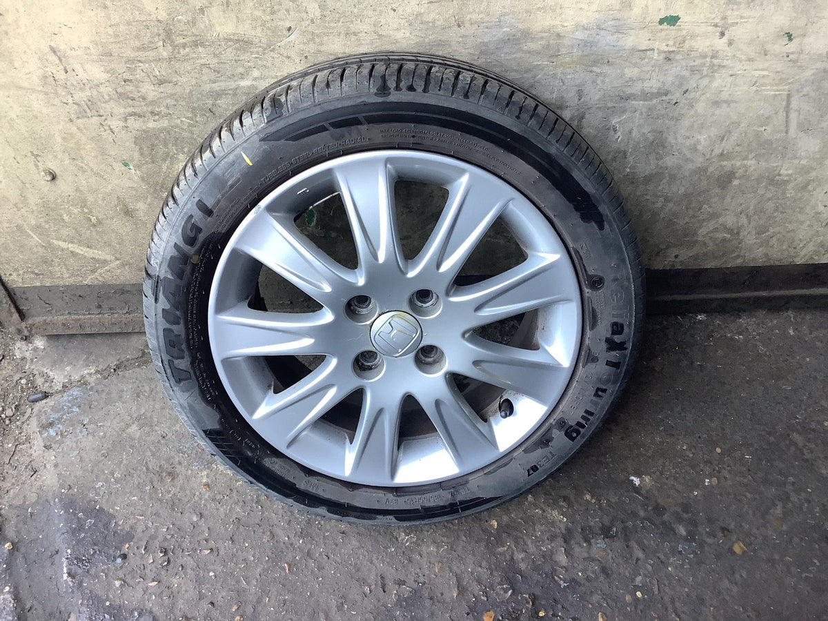 HONDA  JAZZ MK2 ALLOY WHEEL 15'' TYRE 185X55X15 SAA 560F 2002 20091